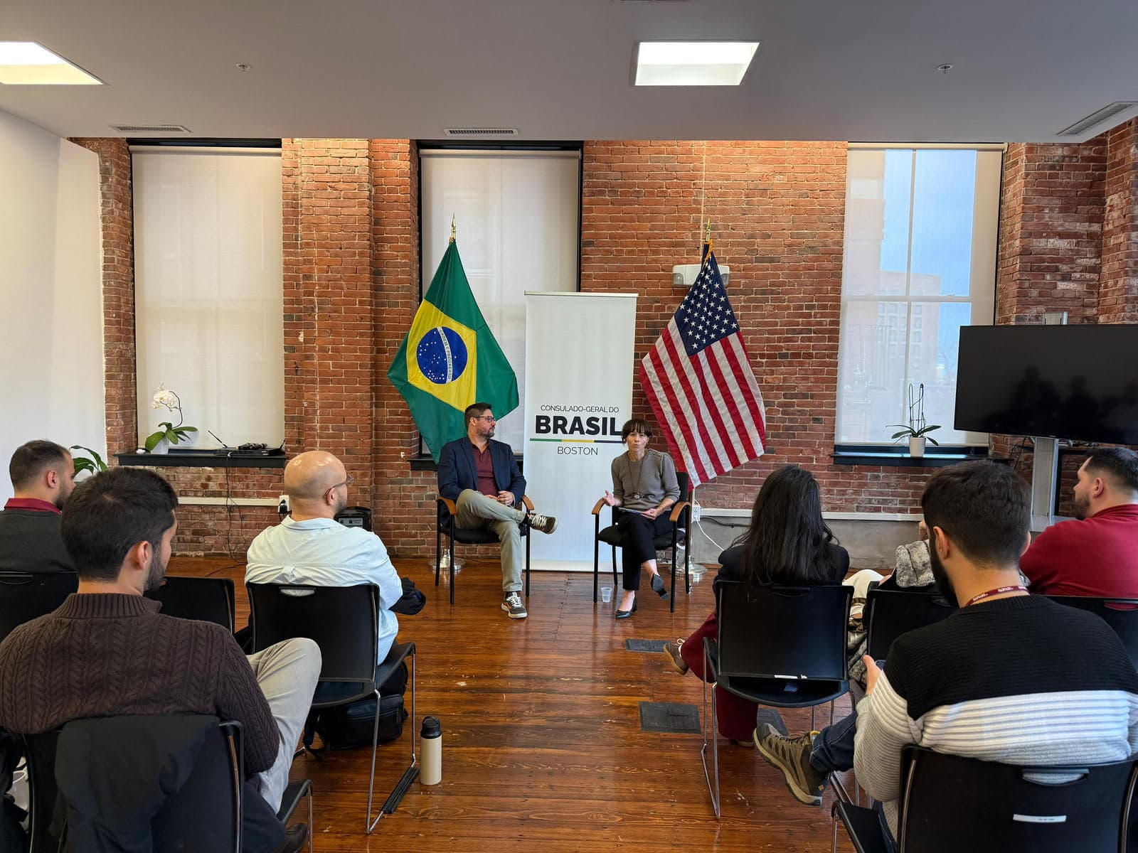 A BALSA career talk at the Consulate General of Brazil in Boston